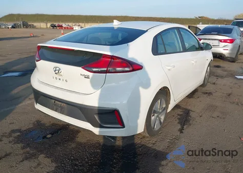 2020 Hyundai Ioniq Hybrid Blue from USA, damaged, VIN KMHC65LC7LU238841
